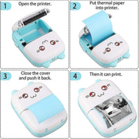 Mini Thermal Printer- Inkless Bluetooth Pocket Printer